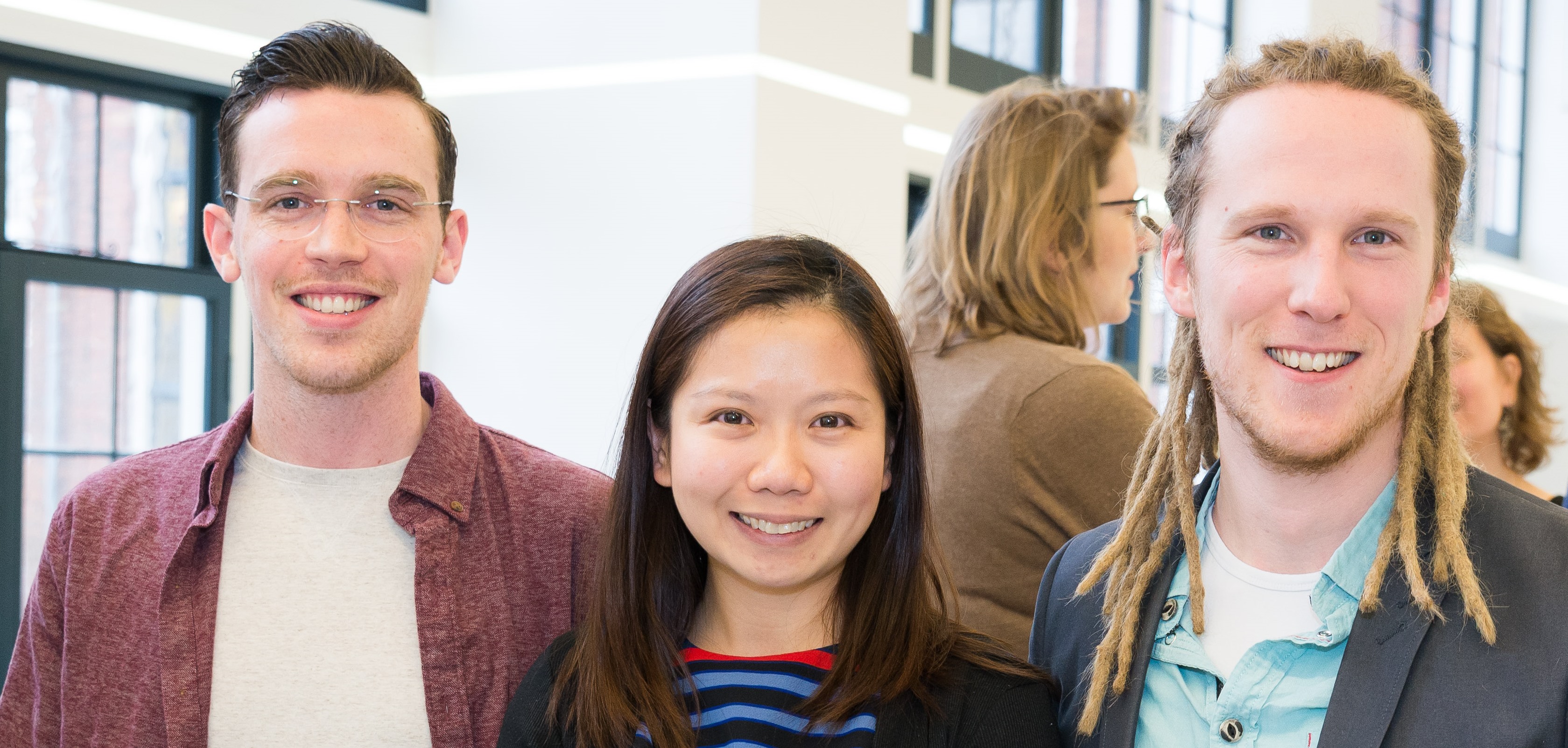 Picture of Daniel Davis, Jacqueline Wong and Tim van der Zee