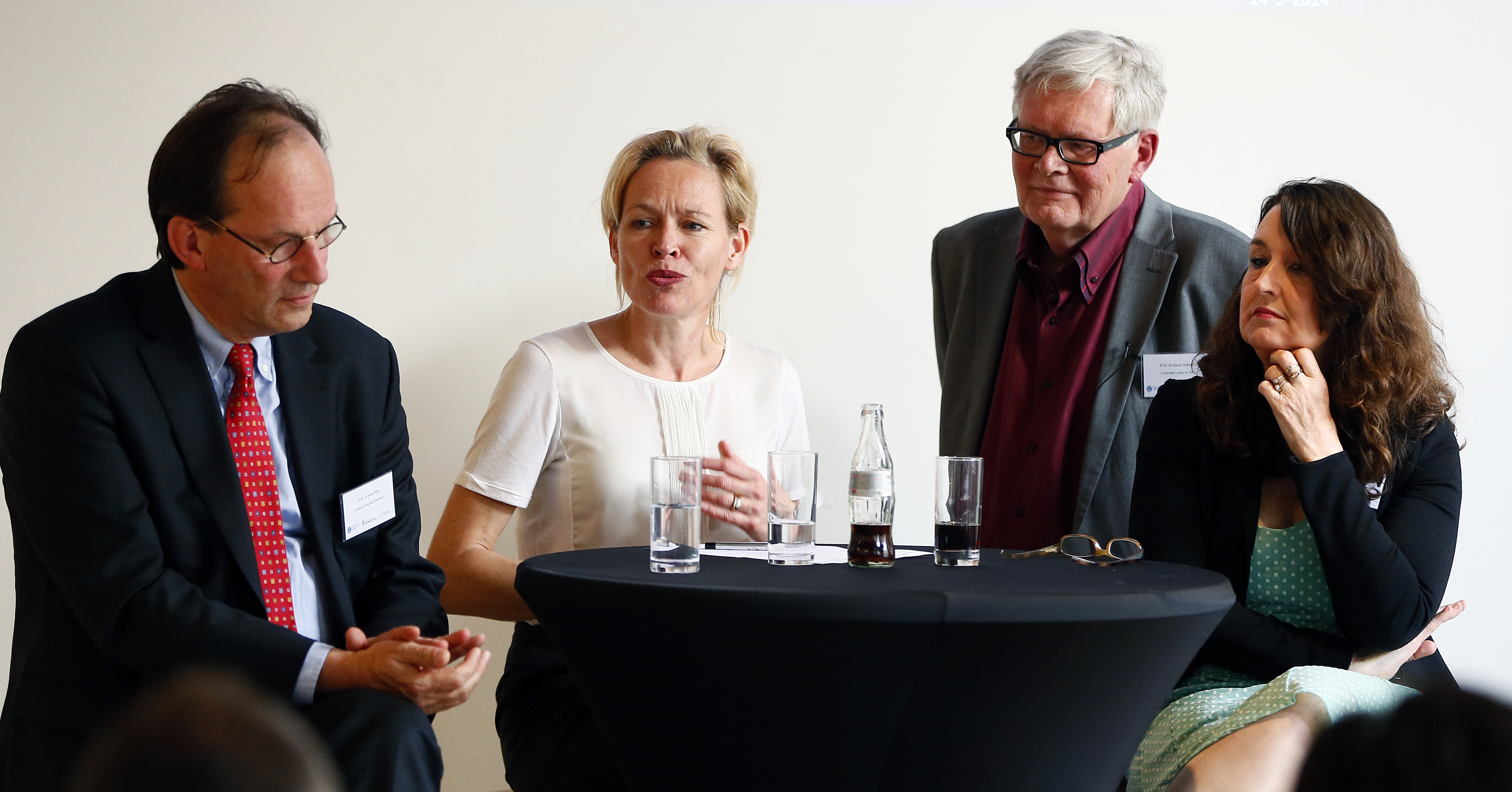 CEL kick-off, Prof. dr. Huib Pols, drs. Anka Mulder, Henk Dekker and Prof. dr. Simone Buitendijk