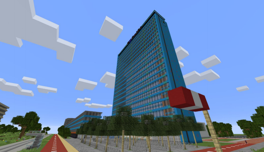 tu delft campus minecraft virtual