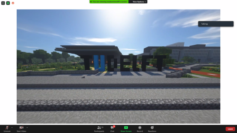 TU Campus minecraft