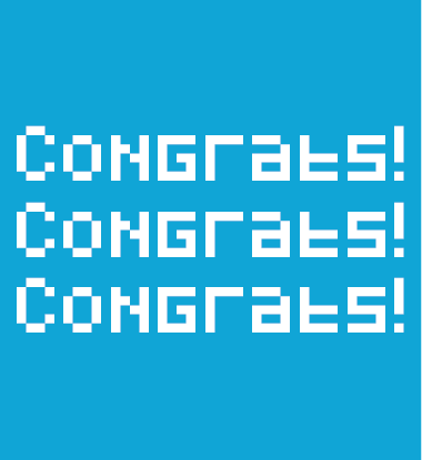 Congrats