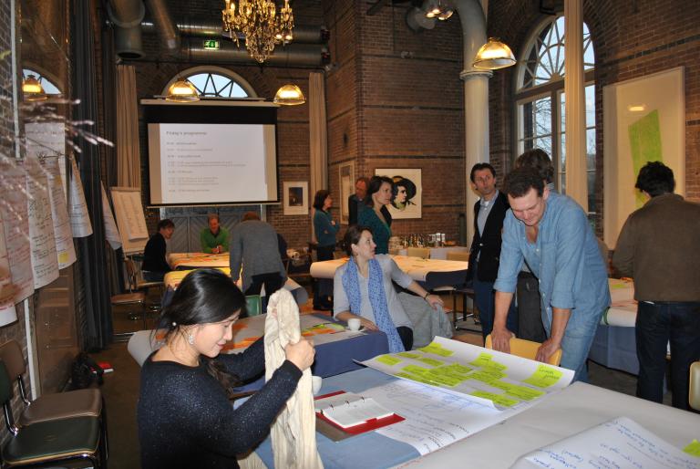 Picture of participants working during the CEL Academic Teaching Lab