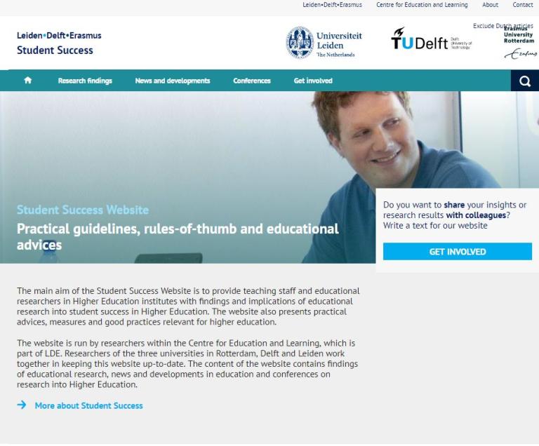 LDE student succes website